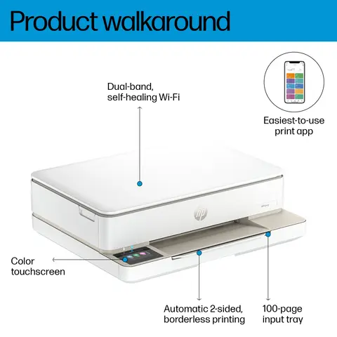 HP Envy 6155e All-in-One Printer view 6