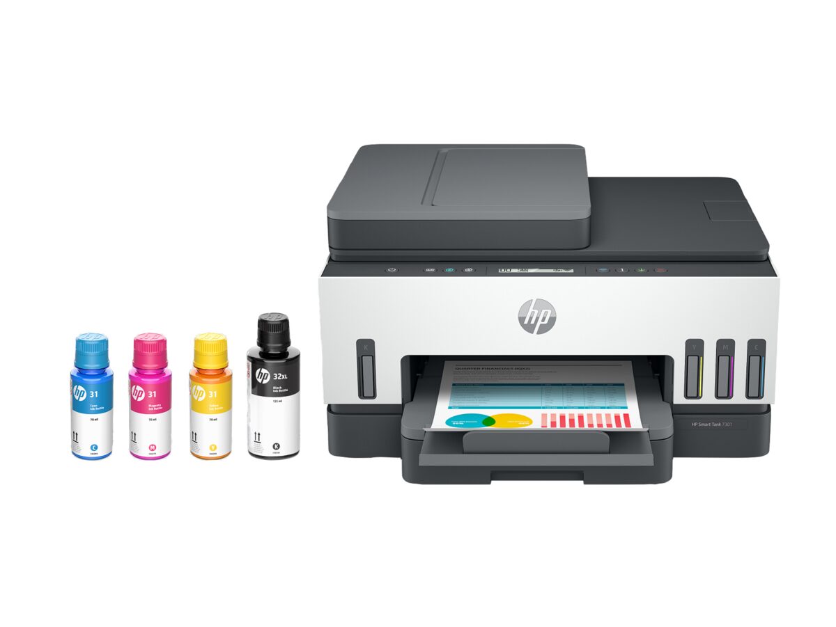 HP Smart Tank 7301 All-in-One Printer primary view